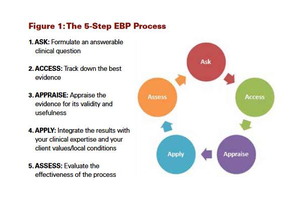 Figure 1 - the 5 Step EBP Process
